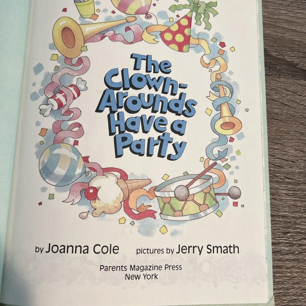 CLOWN-AROUNDS Have A Party / Get Well Clown Arounds books by Johanna Cole Lot 2 - Picture 15 of 16